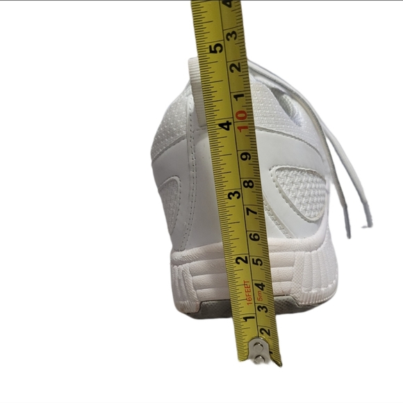 OrthoFeet Women's 8.5 D Wide White Coral Athletic Walking Shoes - Picture 16 of 16